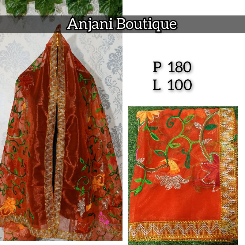 Selendang india import / dupatta india-3