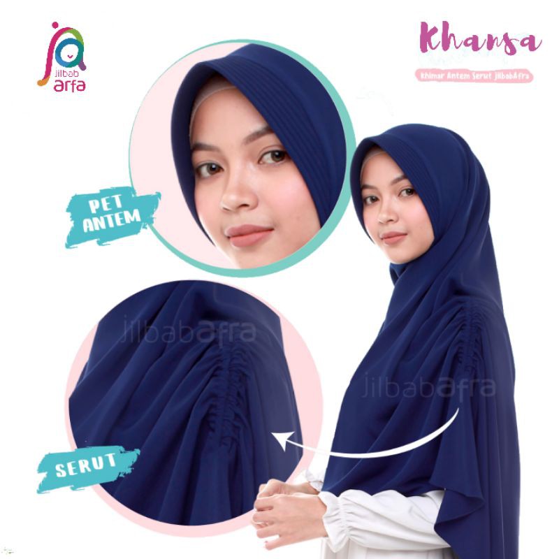 JilbabArfa Khansa Khimar Serut Jilbab Afra Arfa