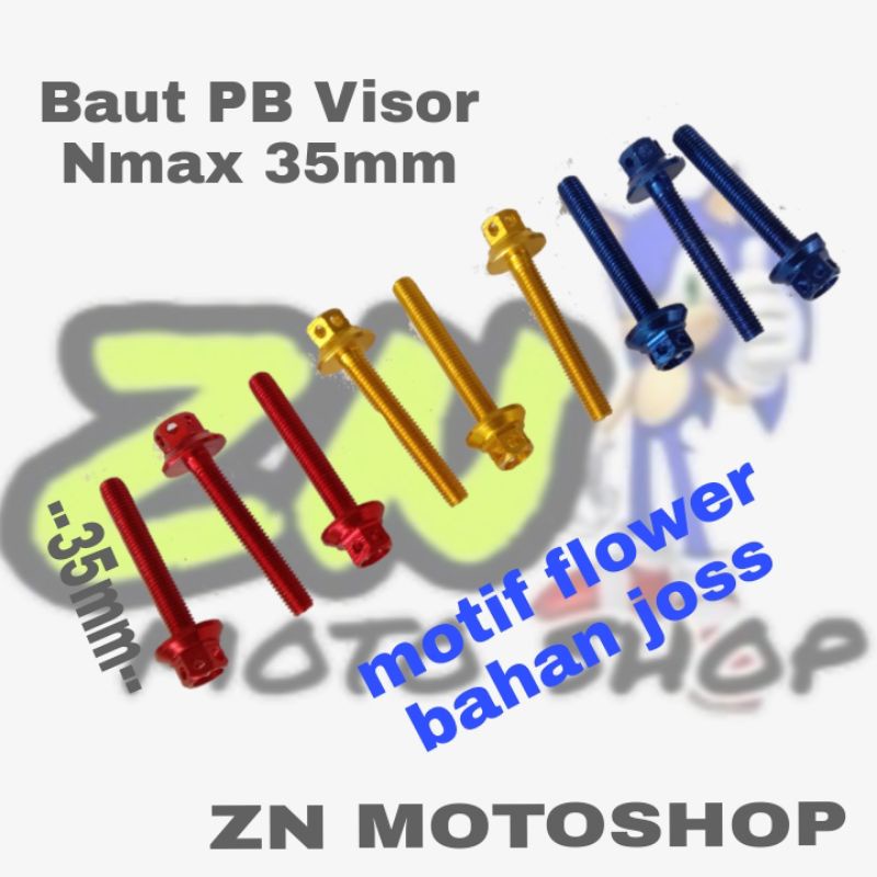 Baut Visor Nmax Lexi Probolt CNC Panjang 35mm Baut Probolt Visor cnc Nmax Lexi