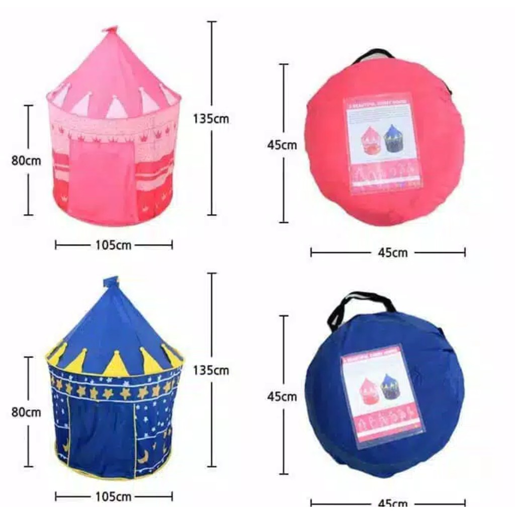 TENDA ANAK CASTLE JUMBO/Tenda Anak Kastil Kids Portable