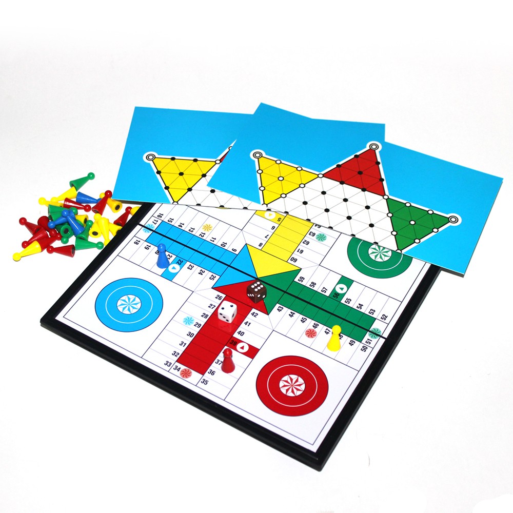 3 in 1 Game Magnetic Folding Board