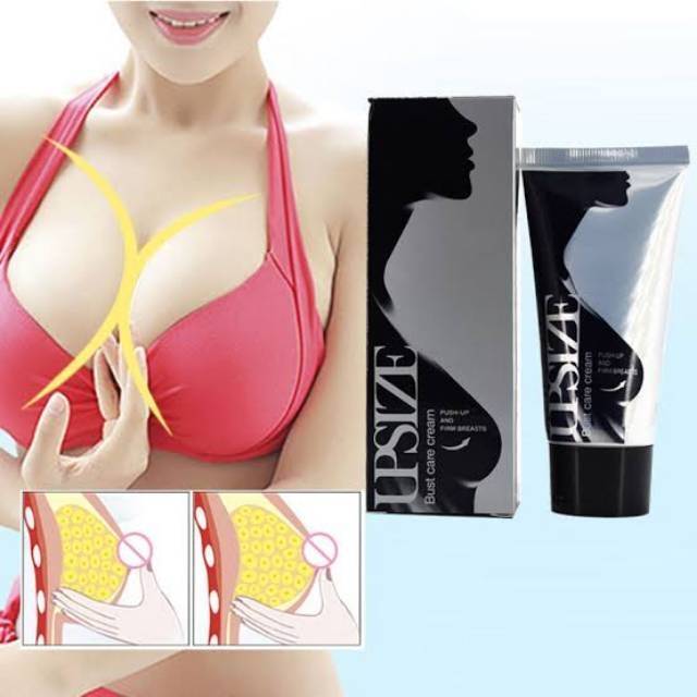 Upsize Cream Pembesar Payudara Ampuh Obat Krim Pengencang Memperbesar Mengencangkan Buah Dada Wanita Shopee Indonesia