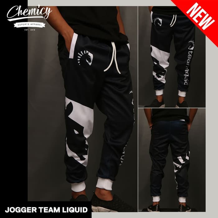 Team Liquid Jogger Gaming Pants / Celana Olahraga / Training