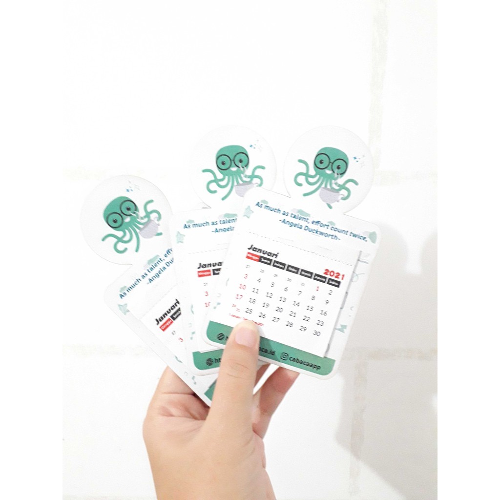 Jual Kalender Magnet Mini 2021 Cabaca | Shopee Indonesia