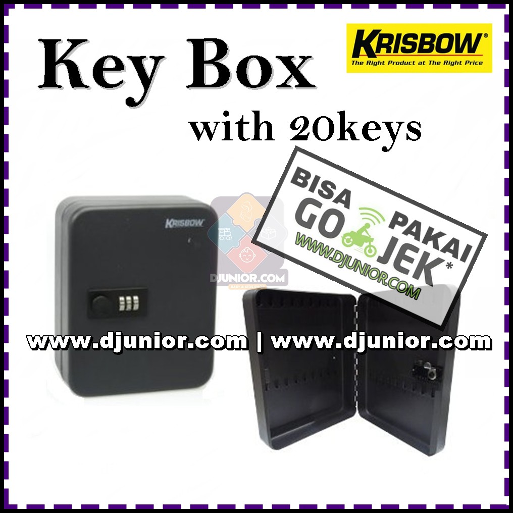 ACE KRISBOW - KEY BOX WITH 20 KEYS / KEYBOX / KOTAK LEMARI KUNCI