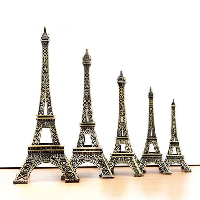 15 CM Eiffel tower Pajangan Miniatur eiffel Paris ( France / Prancis )