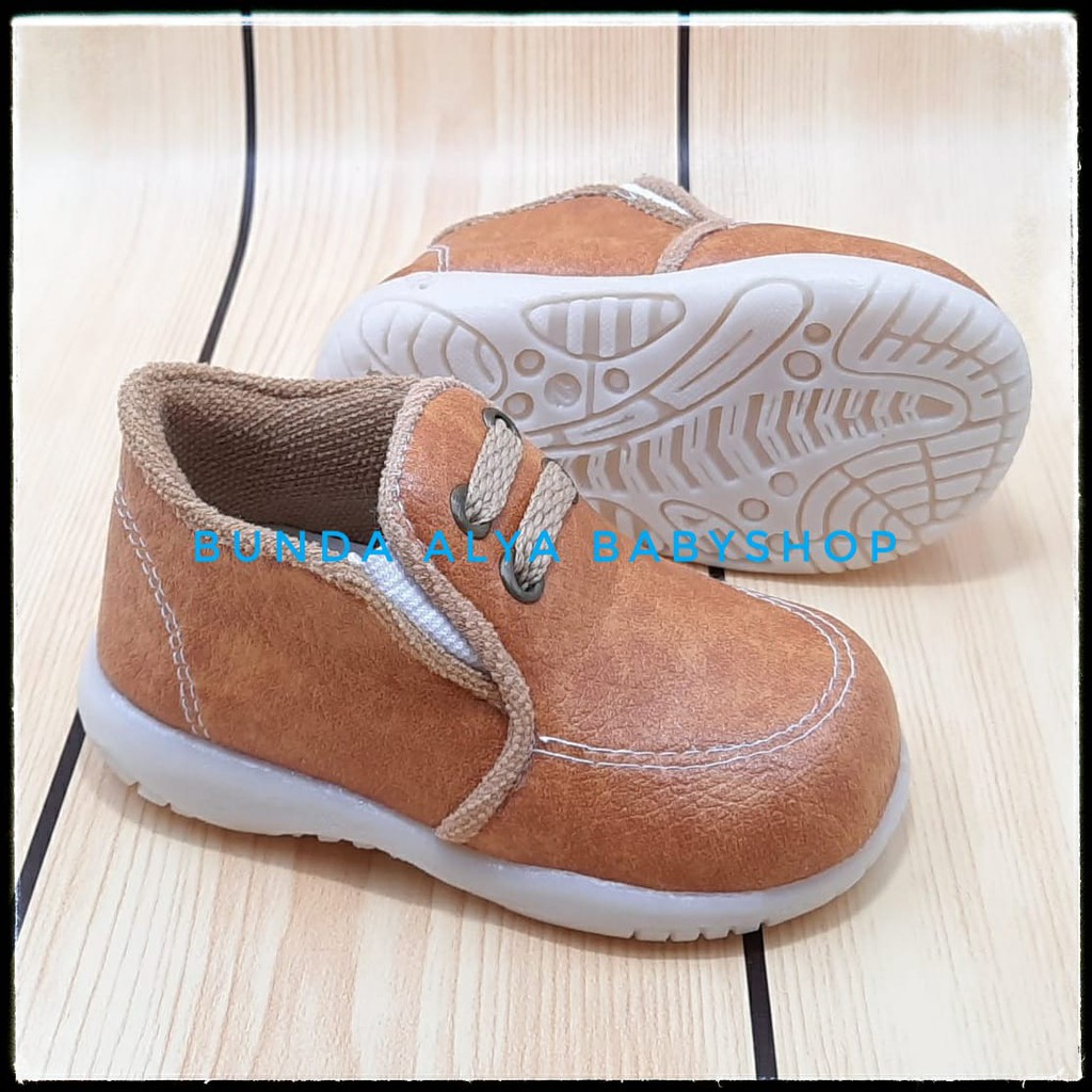 Sepatu Anak Laki Usia 3 4 Tahun COKLAT - Sepatu Anak Cowok Casual Real Pic Size 29 - 30 SALE