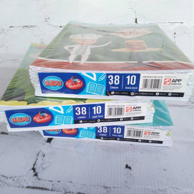 

Buku Tulis Catatan SIDU 38 - SINAR DUNIA - Perpack (10 buku)