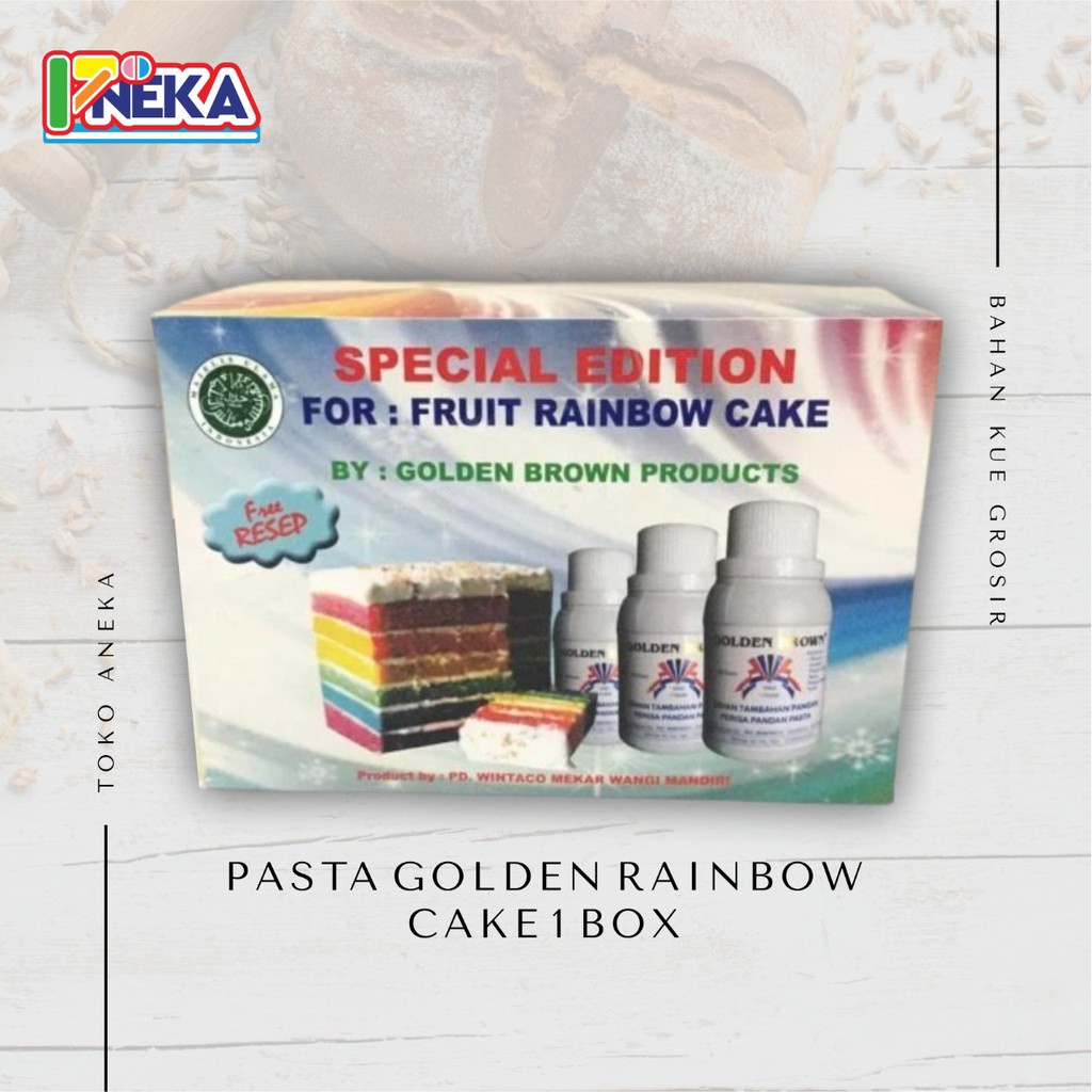 

Pasta golden brown rainbow [1box]