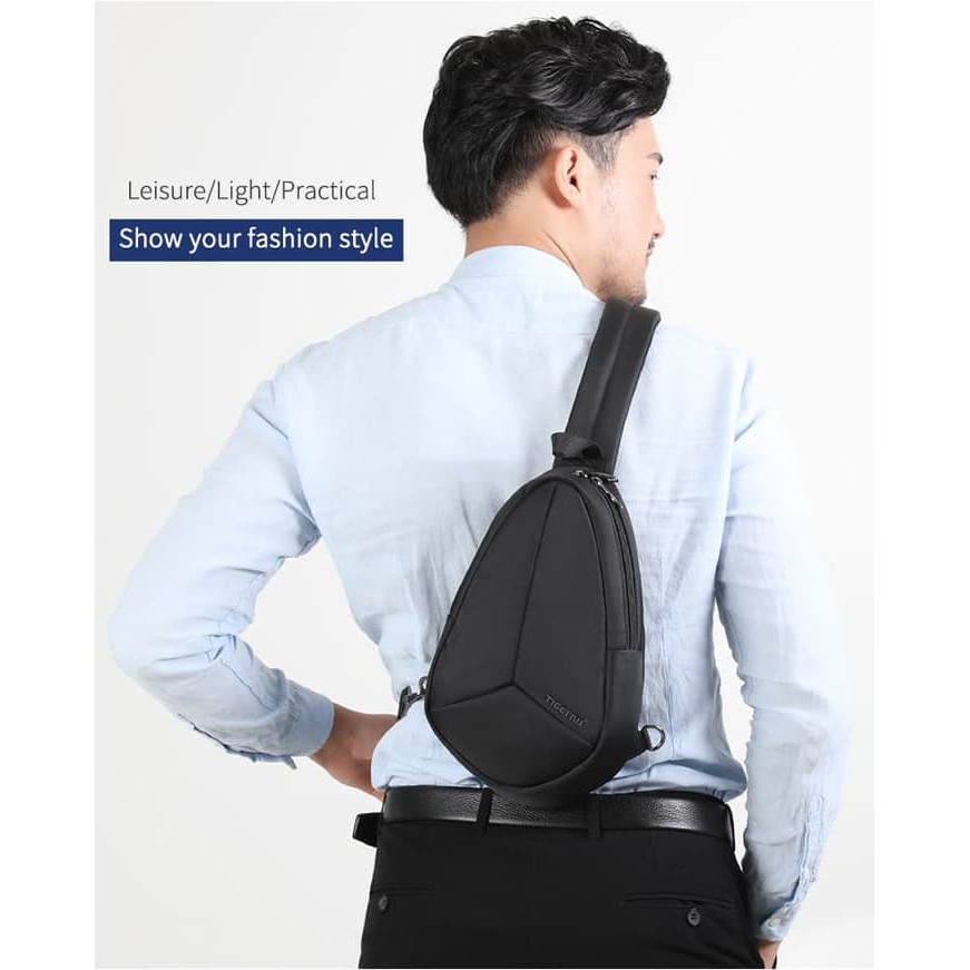 TIGERNU Sling Bag Tas Slempang with Headset/USB Hole T-S8085