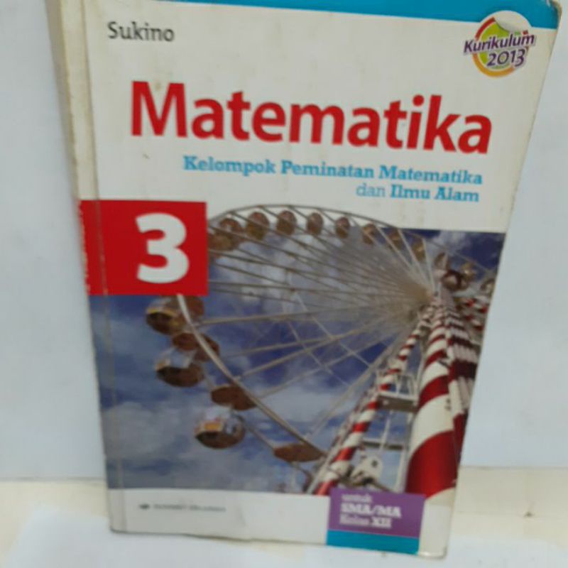 

Matematika dan Ilmu Alam peminatan SMA kls 3