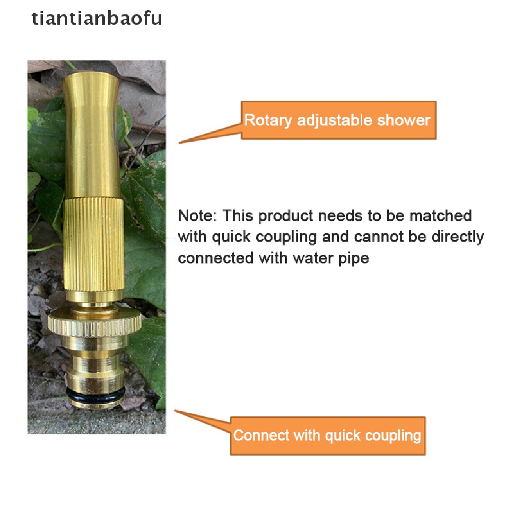 (tiantianbaofu) Nozzle Spray Air Tekanan Tinggi Adjustable Untuk Irigasi Taman