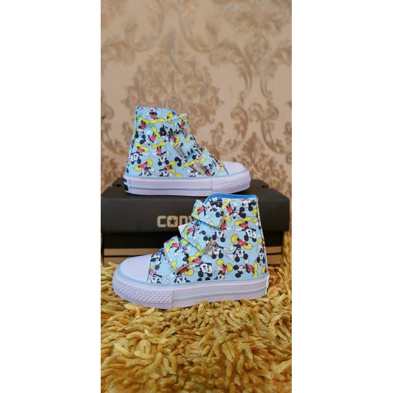 SEPATU ANAK CONVERSE KARAKTER PREMIUM HIGH QUALITY SNEAKERS ANAK CONVERSE FROZEN PONY SPIDERMAN LOL