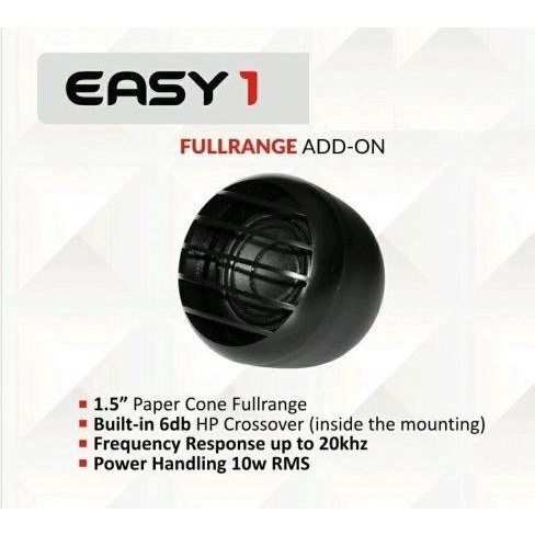 TWEETER FULLRANGE PEERLESS EASY 1