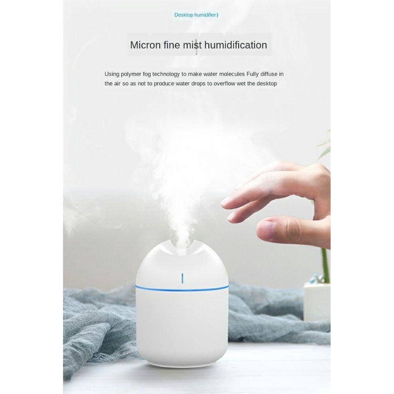CHUBAN Air Humidifier Aromatherapy Oil Diffuser Hydrating Sprayer 250ml - CH341 - White-2