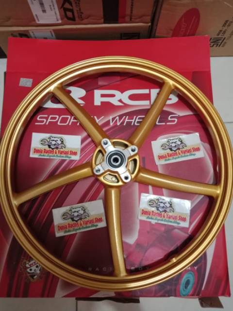 Velg RCB depan Mio Jupiter Vega F1zr jupiter MX 135 Vega ZR Jupiter z1 Velg RCB SP522 palang 5 gold