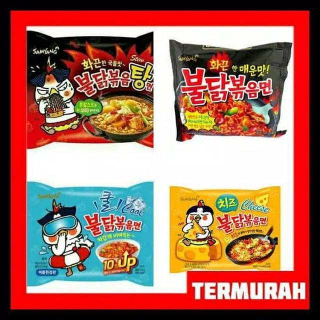 

(READY STOCK) Mie Samyang Hot Spicy Chicken/Mie Goreng Korea Super Pedas Korea