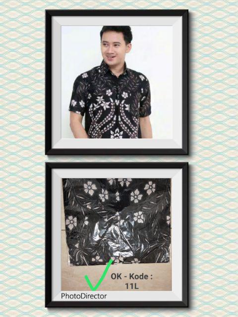Bswart Batik Hrb026 Kenongo Hem Pendek Padi Pekalongan M L Xl Batik