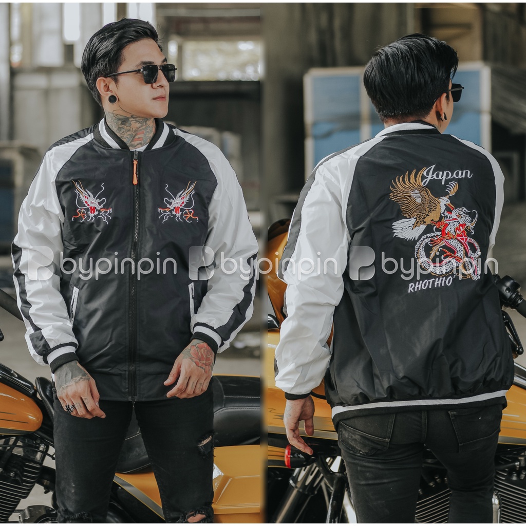 JAKET SUKAJAN PREMIUM  TERLARIS PRIA WANITA MOTIF NAGA / SUKAJAN ORIGINAL / Wsky Collection