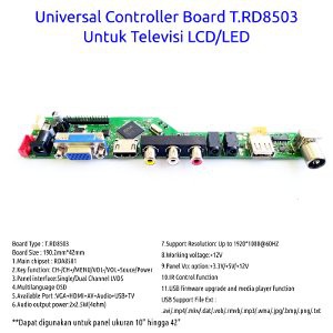 Universal Controller Board untuk LCD LED TV