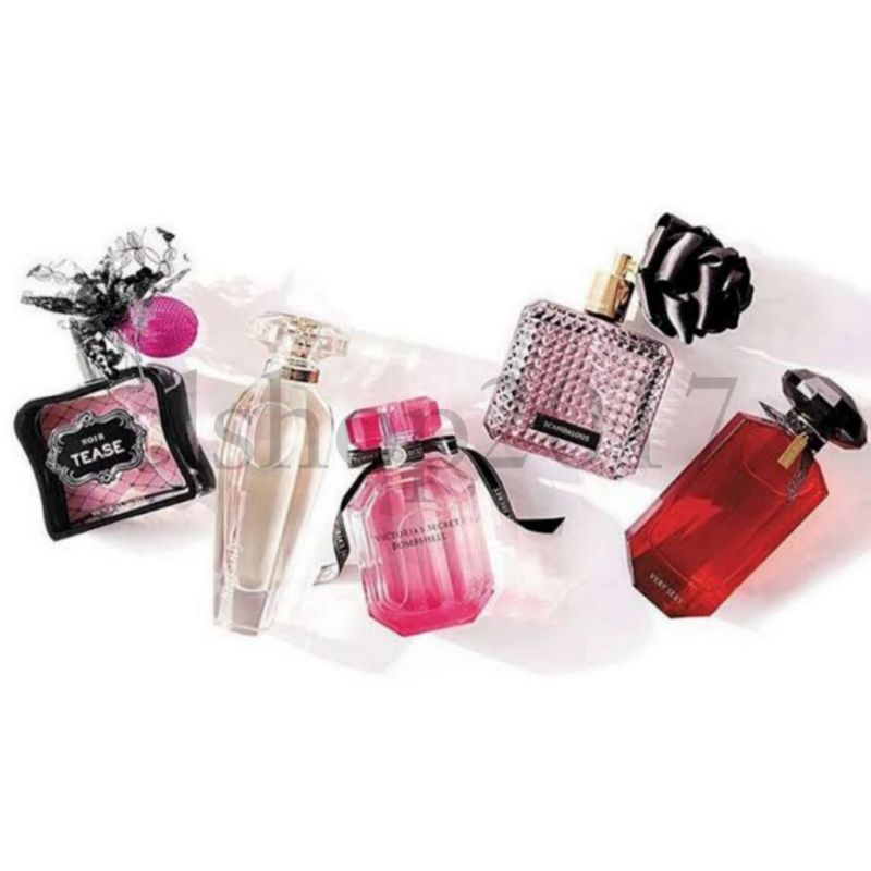 VICTORIA'S SECRET VS EAU DE PARFUM EDP PARFUM 50 ML, 75 ML &amp; 100 ML SERIES PENGHARUM BADAN PINK BOMBSHELL NIGHTS SUNDRENCHED SUMMER WILDFLOWER RAPTURE XO, VICTORIA LOVE IS HEAVENLY BREATHLESS SUPER MODEL BY VICTORIA