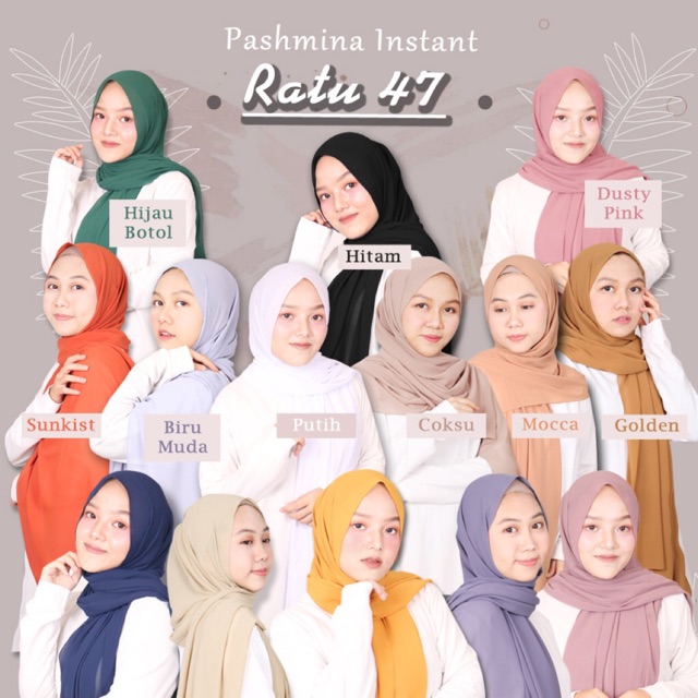 PASMINA INSTAN / PASMINA TALI / PASMINA INSTAN TALI