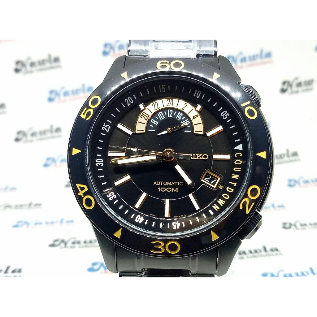 Seiko Superior SSA187K1 Automatic Black Ion Plated | Jam Pria SSA187