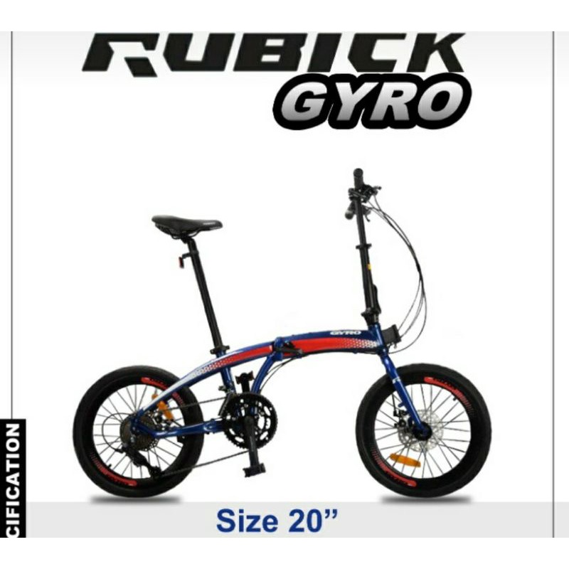 Sepeda Lipat 20 inch Rubick Gyro