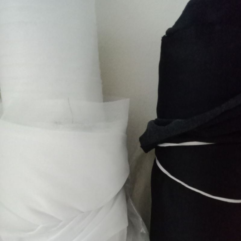 

Kain lem Trikot lbr 1,5mtr, Warna hitam dan putih,12000/mtr
