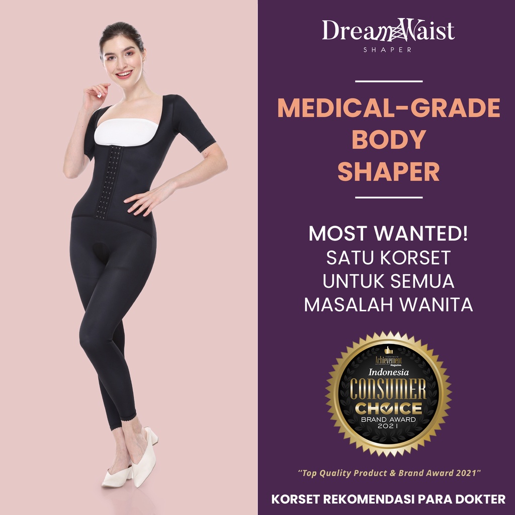 DreamWaist - Medical-Grade Body Shaper - Korset Full Body - Korset Seluruh Badan Pasca Operasi / Melahirkan