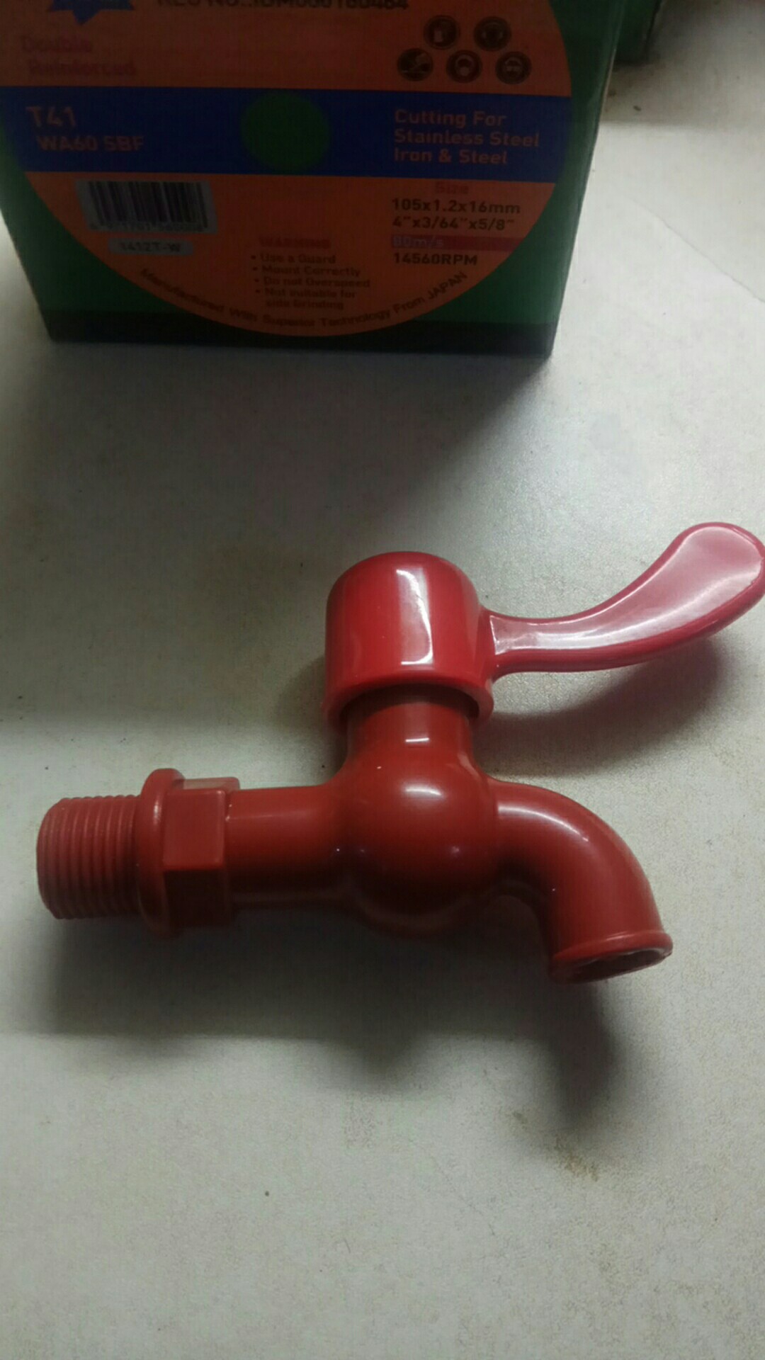 Kran Air/keran Air Plastik Pvc Engkol Koss 1/2 Inch