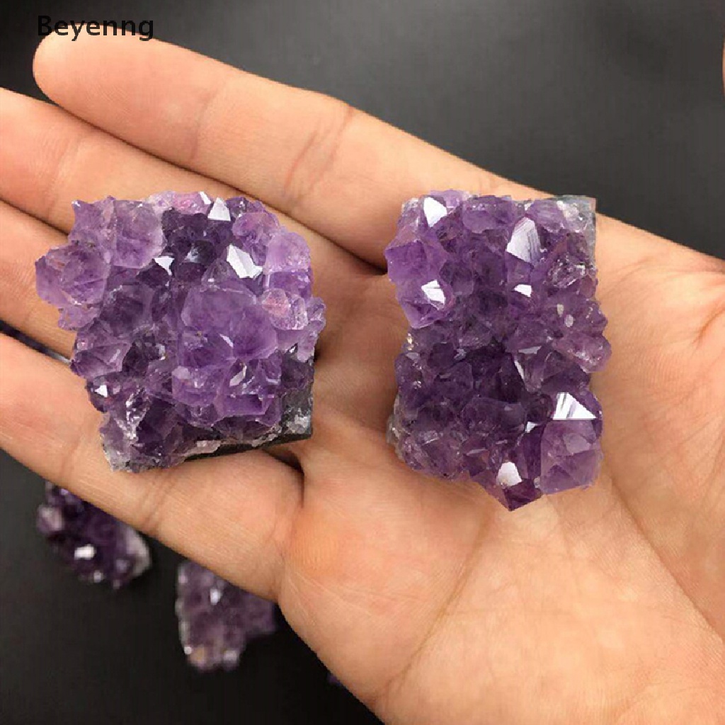 Beyenng Batu Kristal Mineral Amethyst Cluster Quartz Untuk Penyembuhan