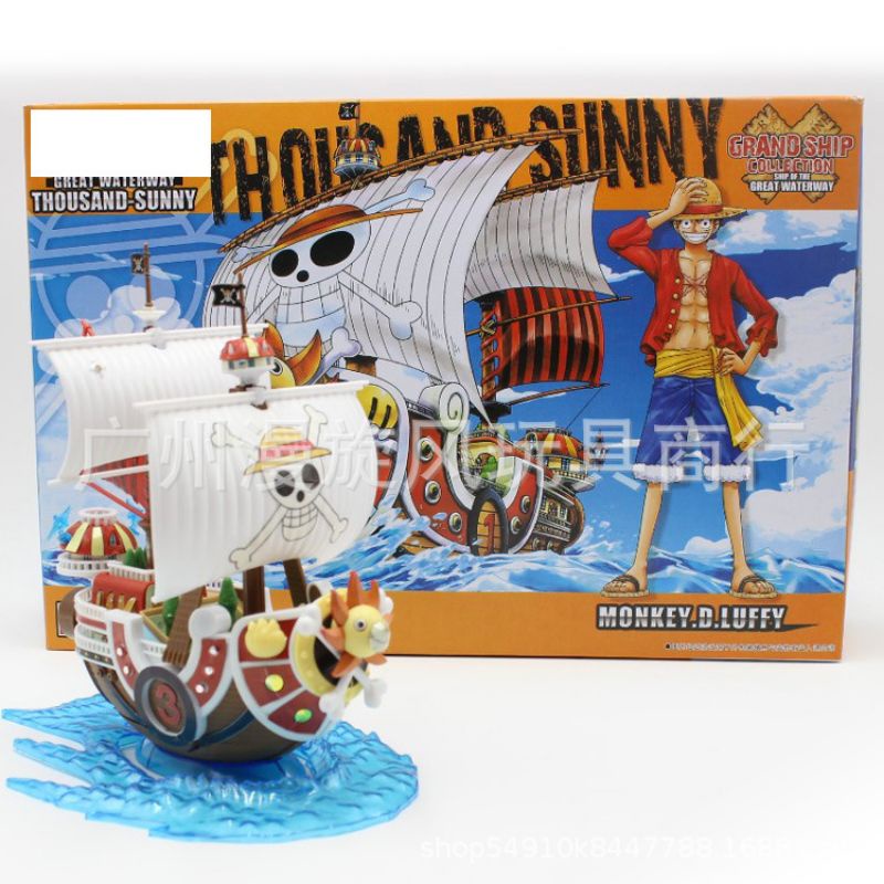 kapal thousand sunny figure one piece going merry red force ship grandship kapal sunny go luffy kaid