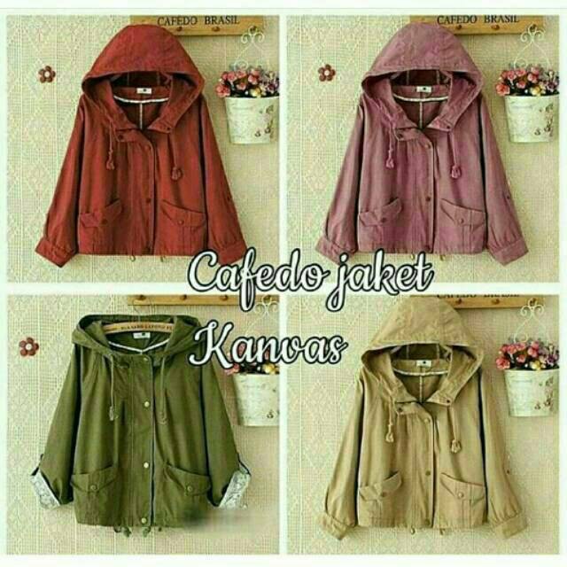 [COD] Jaket Wanita Cafedo Jaket Parka Cavedo Premium