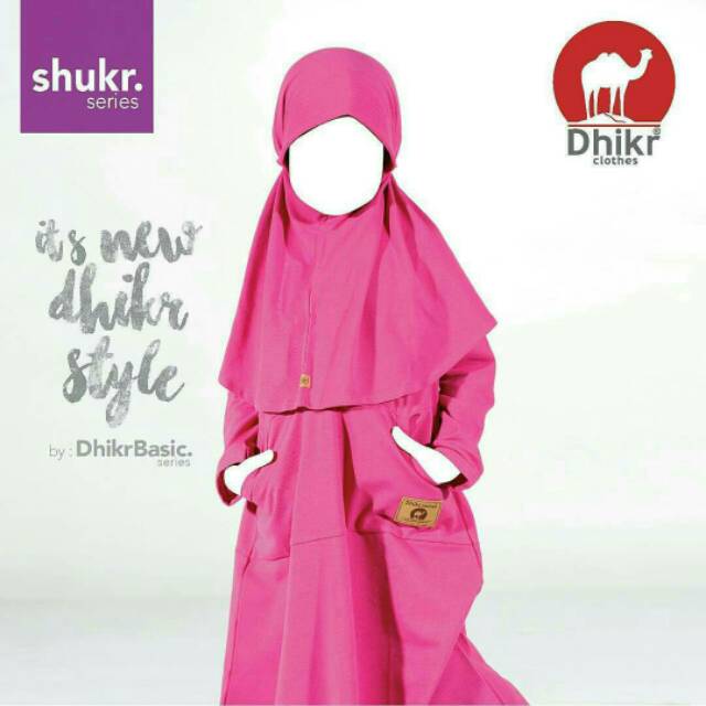 Gratis Jilbab • Shukr Series • Gamis Kaos anak Dhikr clothes