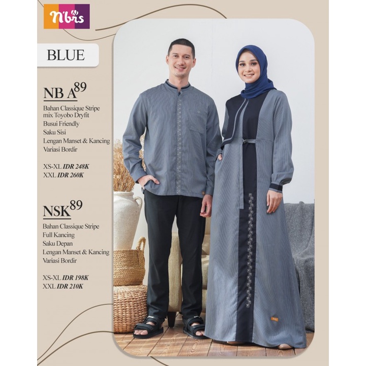 COUPLE NIBRAS 2021 GAMIS NB A89 & KOKO NSK 089
