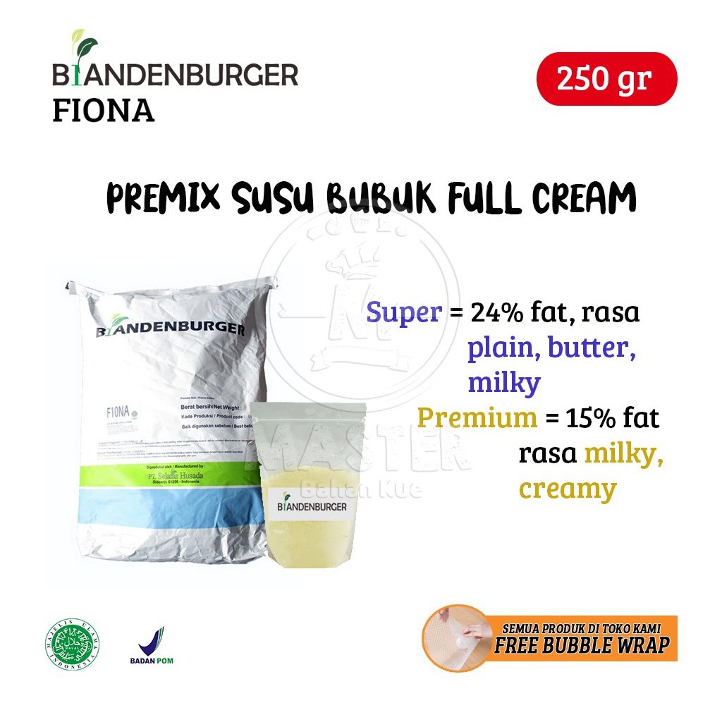 

Susu bubuk Brandenburger Full Cream F10NA [250 gr]