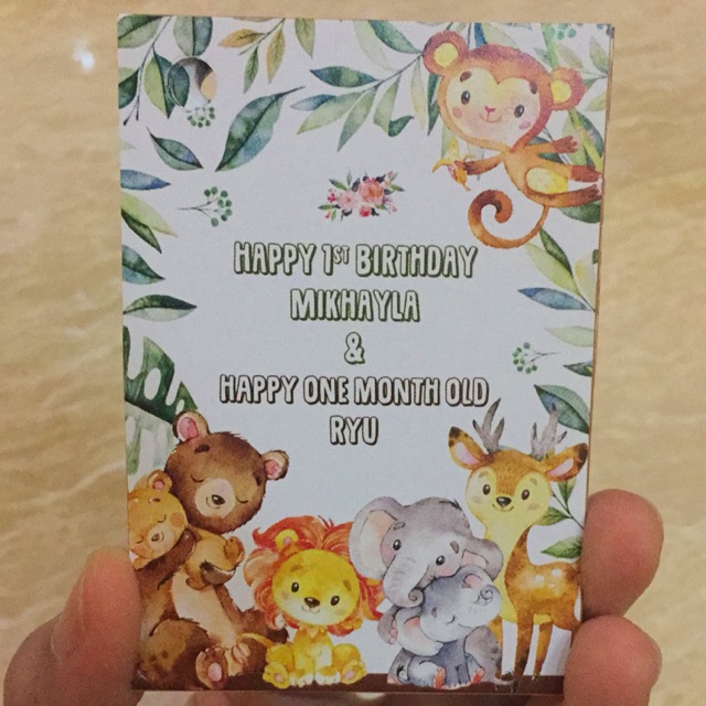 

Tag card animal