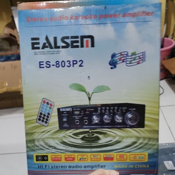 Amplifier EALSEM ES-803P2 Hi-fi stereo audio karaoke rumah mobil