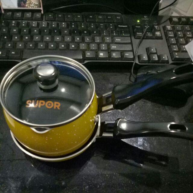 Panci Sauce Pan Dan Wajan Fry Pan Mini Bobo Supor Isi 2 Pcs