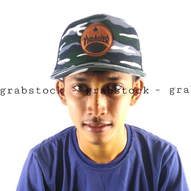 Topi Loreng Doreng Baseball Snapback