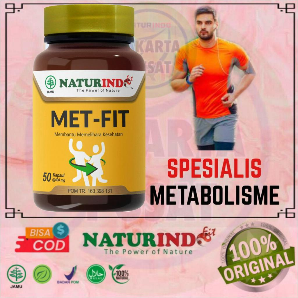

Naturindo Metfit Vitamin Daya Tahan Tubuh Suplemen Obat Penambah Nafsu Makan Dewasa Herbal Pelancar BAB Metabolisme Penambah Stamina Imun Booster Buster Met Fit