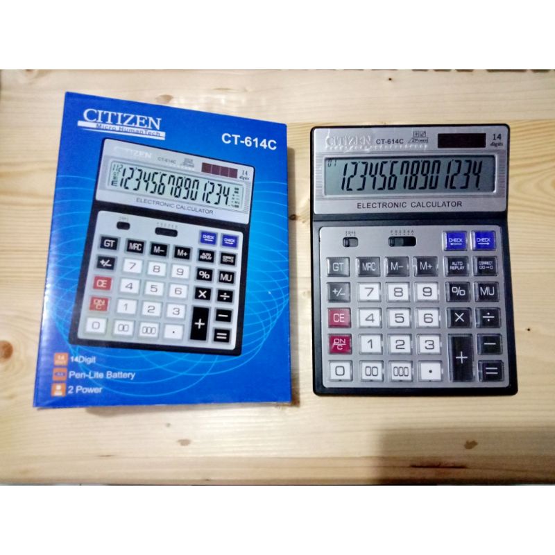 

Kalkulator Besar Citizen CT-614C/Kalkulator 14 Digit