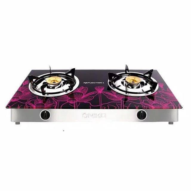 kompor 2 tungku kaca niko