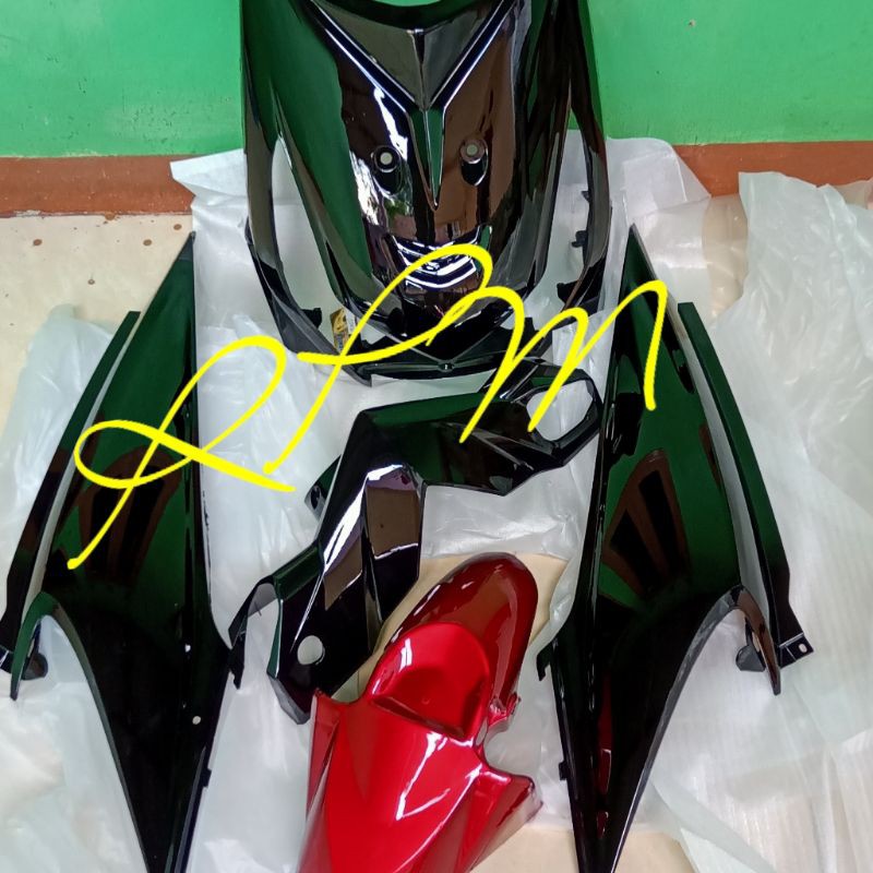 full body Alus Beat karbu hitam merah 2008-2009