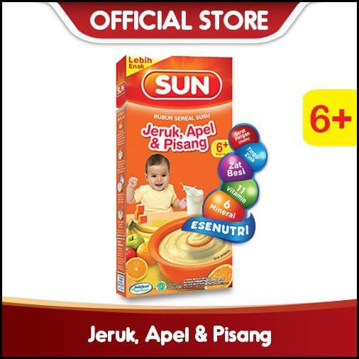 SUN Bubur Sereal Susu 120 g / SUN BUBUR CEREAL SUSU 120 Gr