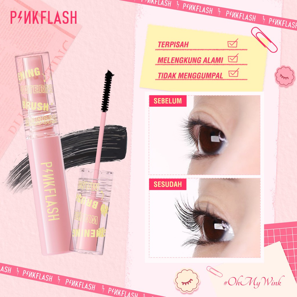 PINKFLASH OhMyWink Length Curled Ultrathin Fibre Waterproof Limitless Eyelash Skinny Mascara Long-lasting