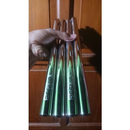 NUNCHAKU/DOUBLE STICK STAINLESS STEEL KERINCING/CUSTOM NAMA PRIBADI/PERGURUAN