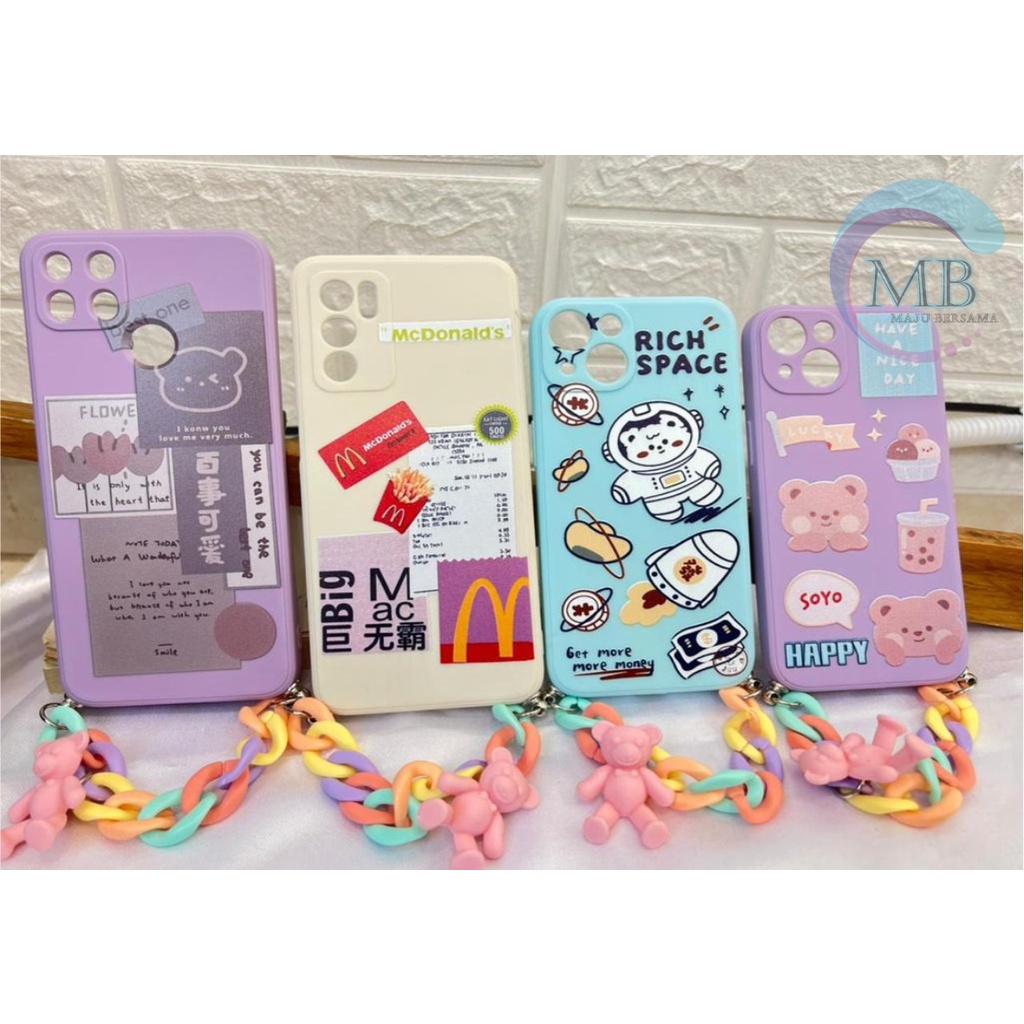 GL003 SOFTCASE SLING RANTAI IPHONE 11 12 13 PRO MAX MB3314