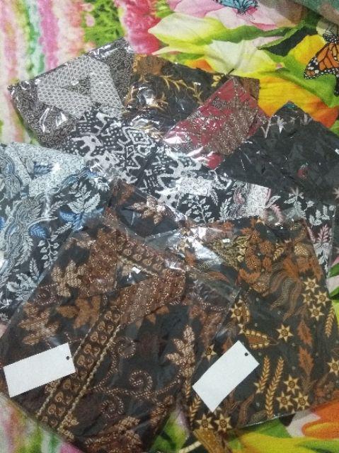 Kemeja Batik Pria Lengan Panjang Pekalongan Motif Terlaris Ready Seragam